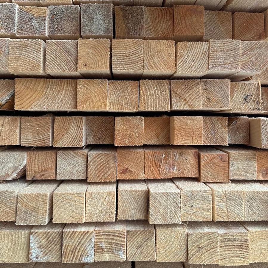 Брус обрізний 50x50x4000мм.